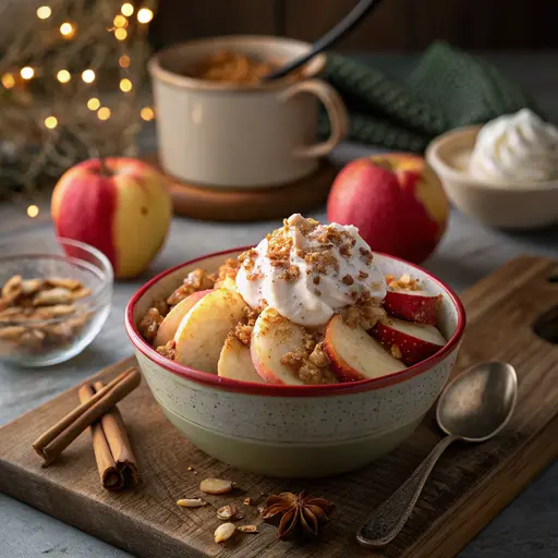 Winterliches Apfel-Zimt-Dessert