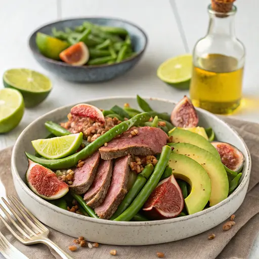 Rindfleisch-Bohnen-Salat