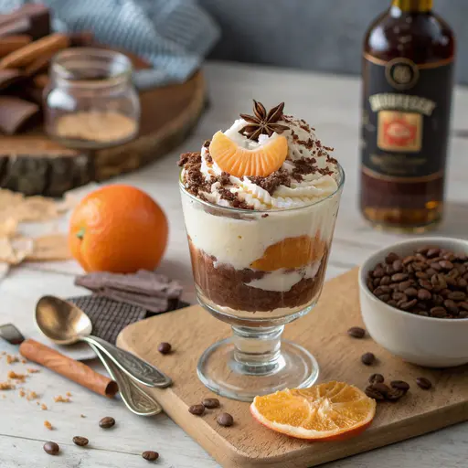 Glühwein-Punsch Dessertparfait